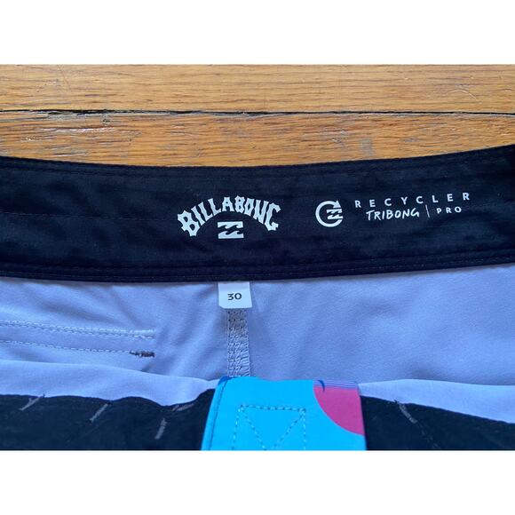 BILLABONG Recycler Tribong Pro Floral Boardshorts sz 30 - Picture 4 of 12